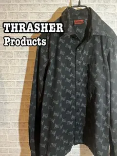 THRASHER Products 総柄 長袖 シャツ