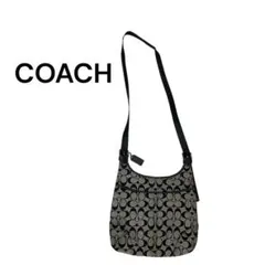 COACH ショルダーバッグ ブラック/グレー