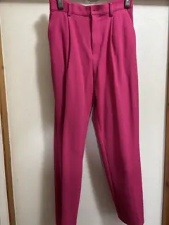 FREAK'S STORE タック入りピンクスラックス