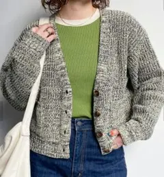 CPCM　アソートMIX糸ショートカーディガン