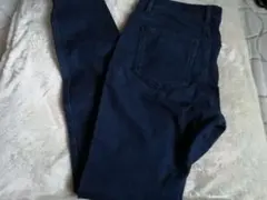 ユニクロ ネイビー ウルトラストレッチ レギンスパンツ ウエストゴム