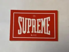 レア　SUPREME ミニステッカー　赤
