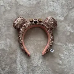 クマ耳ローズゴールドヘアバンド