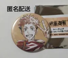 呪術廻戦トレーディング アニアート マット 缶バッジ 虎杖悠仁