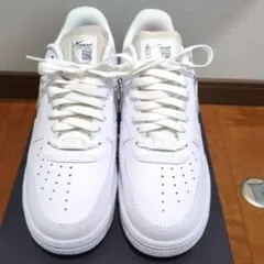 Nike Air Force 1 編み込みホワイトスニーカー US 9 Nike Air Force 1 編み込みホワイトスニーカー US 9 - メルカリ