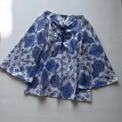 未使用級】ポロラルフローレン KNIT OXFORD 長袖シャツ 花柄 ハイジ