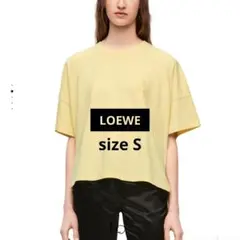 正規品 ロエベ LOEWE オーバーサイズ Tシャツ コットン イエロー S
