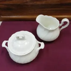 ノリタケ　Studio　Collection　ボンチャイナ　シュガー、クリーマー