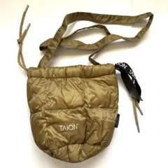 【美品】TAION ナイロン ショルダーバッグ オリーブグリーン