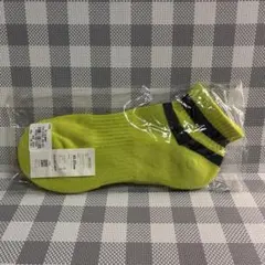 Enjouemen ソックス ライム×ブラック 25-27cm