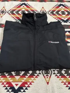 HILFIGER ブラック ナイロンジャケット