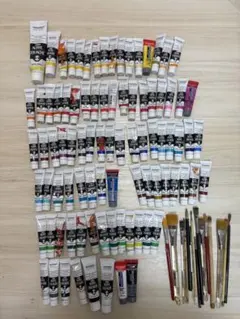 テクスチャーアート 画材セット まとめ売り ホルベイン キャンバス付き