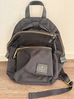 LANVIN リボン付き ブラックリュック