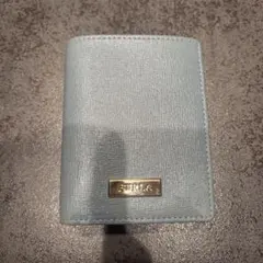 FURLA ライトブルー 二つ折り財布