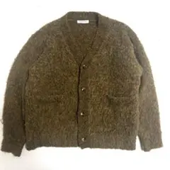 FREAK'S STORE モヘアカーディガン　ミックスカラー　毛足長め　ポケ付