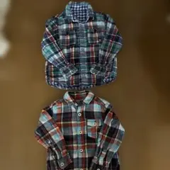 ダブルビー90c〜100cm シャツ２枚セット