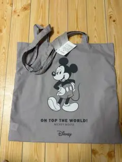 ミッキー トートバッグ フラット トートバッグ