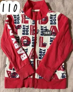 BABY DOLL ミッキーマウス柄 パーカー 110