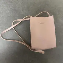 ピンク ショルダーバッグ 合成皮革