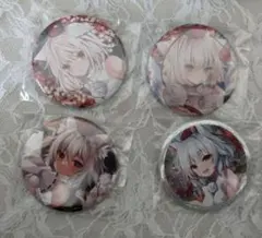 東方project 犬走椛 缶バッジ 4個セット