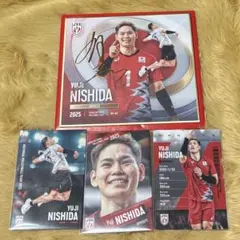 バレーボール男子日本代表 西田有志 選手 トレカ mini色紙セット