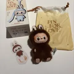 POPMART　PIN FOR LOVE　イニシャルラブブ【L】