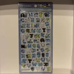 正規品　サンリオ はぴだんぶい ボンボンドロップシール 文字　Mojiのサムネイル