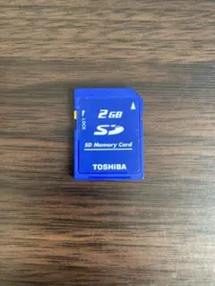 2GB メモリーカード SD 3DS LL 2DS 東芝 TOSHIBA