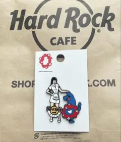 ハードロックカフェ×ミャクミャクコラボピンバッジ2種類セット ハードロックカフェ×ミャクミャク、新作ピンバッジ発売