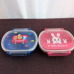 Miki House 子ども用弁当箱 車とウサギ