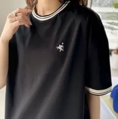 《JaVa ジャバコラボ》オーバーサイズ半袖Tシャツ ブラックMサイズ