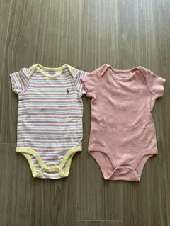 超美品　Ralph Lauren ベビー肌着 ロンパース 2枚セット 70cm