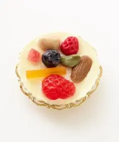 ふりふ いちご イチゴ 苺 ストロベリー フルーツ ナッツ チョコレート 帯留め