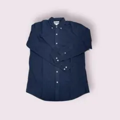 オックスフォードシャツ レギュラーフィット 長袖 メンズ ネイビー