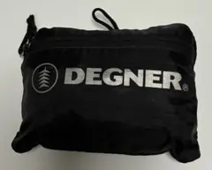 DEGNER パッカブルポーチ ブラック 折りたたみ収納ポーチのサムネイル