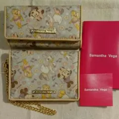 お値下げ!新品 サマンサベガ ディズニーコラボ パスケース&キーケース セット