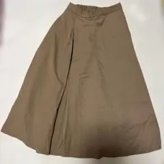 新品 Techichi TERRASSE ベージュ フレアスカート Sサイズ