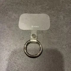 iFace Hang and ストラップホルダー スマホ用　シルバーのサムネイル