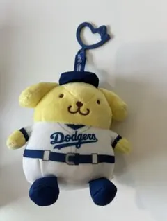 ポムポムプリン ドジャース ぬいぐるみ マスコット8月12日配布、非売品