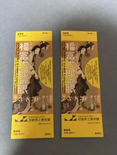 福富太郎の眼 展覧会チケット 滋賀県立美術館 2枚のサムネイル