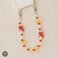 マイメロ　モバイルストラップ　ローリーズファーム