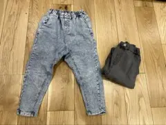 ガーデナーテーパード デニム グレー