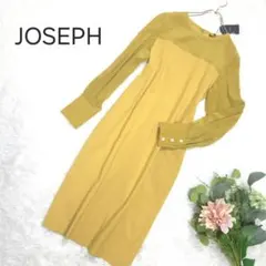 新品 JOSEPH ワンピース シルク ロング 長袖 マスタード ドレスのサムネイル