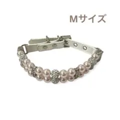 犬・猫用アクセサリー 首輪 新品未使用品 Mサイズ ピンク