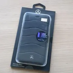 メルセデスベンツ iPhone 7 Plus フリップケース スマホカバー 黒