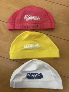 CENTRAL SPORTS 水泳帽 3点セット