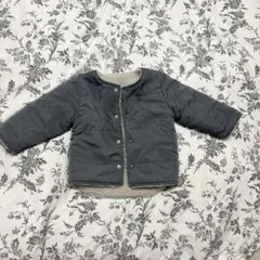 グレーのフリース裏地ジャケット　90センチ