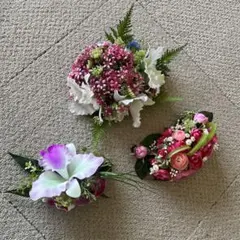 フラダンス用人工花ヘアアクセサリー