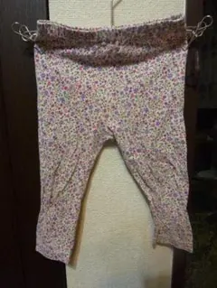 UNIQLO ベビーレギンス　１０分丈　８０㎝　キャスキッドソン花柄