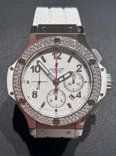 【美品】HUBLOT 正規品 ウブロ ビッグバン サンモリッツ ダイヤモンド